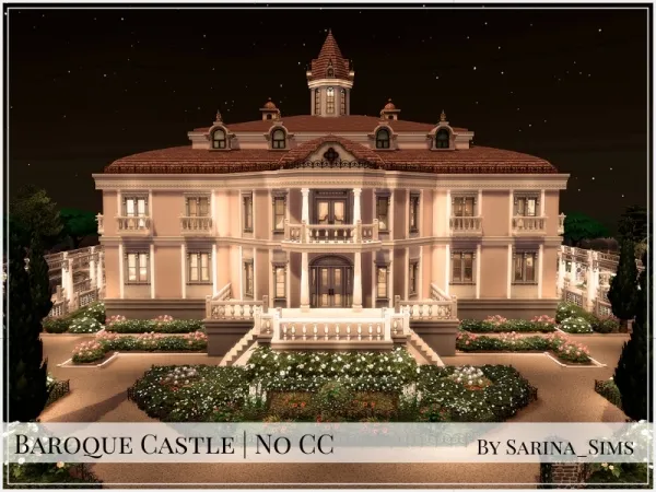 Baroque Castle - No CC by Sarina_Sims
