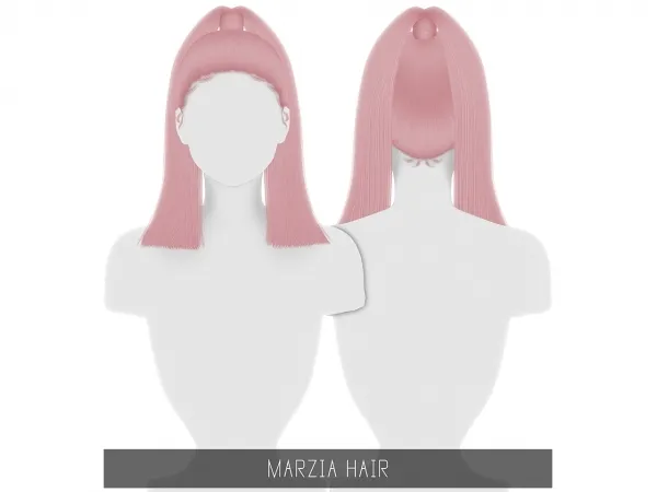 Alpha MARZIA HAIR TODDLER CHILD - The Sims 4 Custom Content