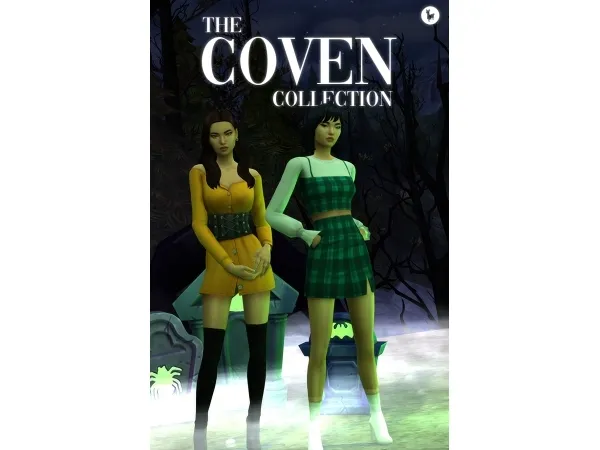 Maxis Match The Coven Collection by greenllamas by greenllamas - The Sims 4 Custom Content