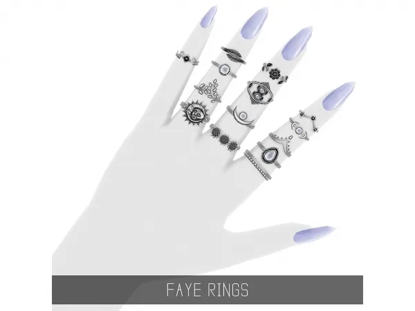 Alpha FATE RINGS - The Sims 4 Custom Content
