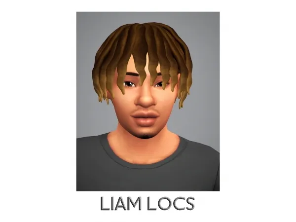 Maxis Match savvysweet Liam Locs - The Sims 4 Custom Content