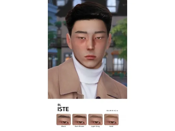 Alpha bank42n BL ISTE Eyebrows - The Sims 4 Custom Content