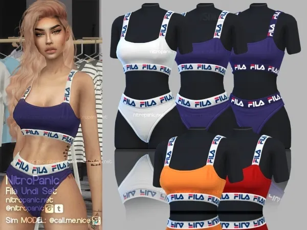 Alpha Fila Undi Set (TOP) - The Sims 4 Custom Content