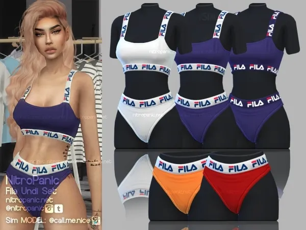 Alpha Fila Undi Set (BOTTOM) - The Sims 4 Custom Content