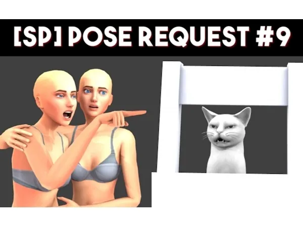 Alpha [SP]Pose Request 9 by sciophobis - The Sims 4 Custom Content