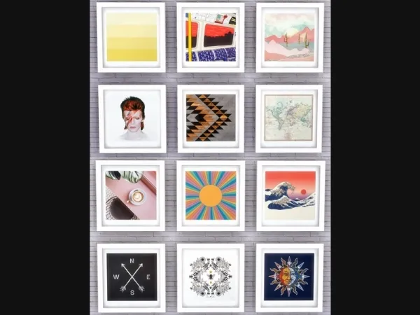 Alpha Paintings 03 - The Sims 4 Custom Content