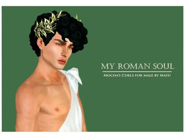 Roman Soul Curls Pack - The Sims 3 custom content