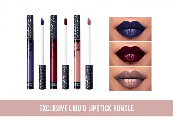 Alpha Exclusive Liquid Lipstick Bundle - The Sims 4 Custom Content
