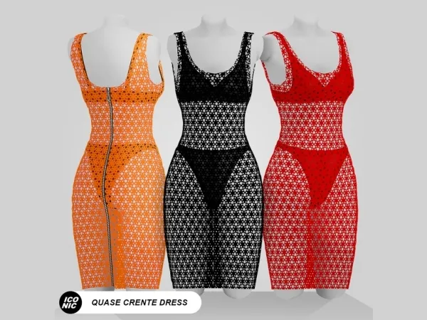 Alpha Quase Crente (Dress) by iconic - The Sims 4 custom content