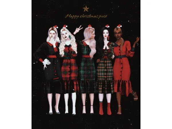 Alpha [Lozey]Happy Christmas - The Sims 4 Custom Content