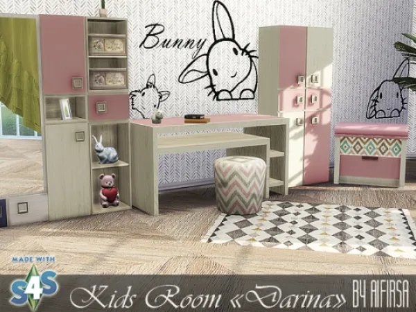 Alpha Children's room Darina - The Sims 4 Custom Content