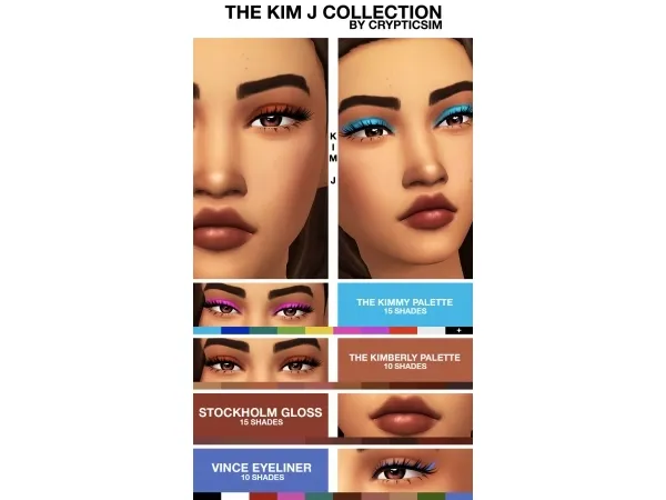 Maxis Match THE KIM J COLLECTION by crypticsim - The Sims 4 Custom Content