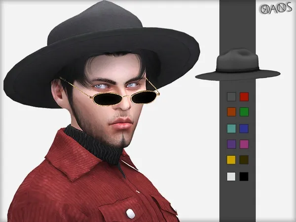 Maxis Match Fedora Hat - The Sims 4 Custom Content