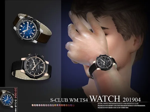 Alpha S Club WM Watch 201904 - The Sims 4 Custom Content