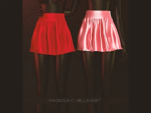Alpha Magnolia C Bella Skirt - The Sims 4 Custom Content