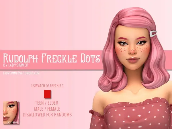 Rudolph Freckle Dots