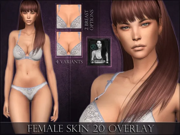 Alpha Female Skin 20 Overlay by thesimsresource - The Sims 4 Custom Content