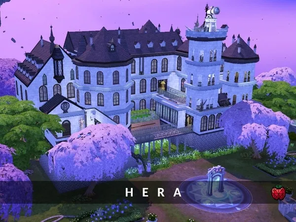 Alpha HERA school of magic (no ) by melapples - The Sims 4 Custom Content