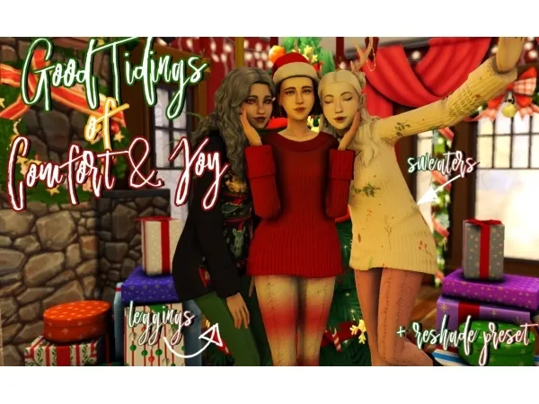 Alpha Good Tidings of Comfort Joy - The Sims 4 Custom Content