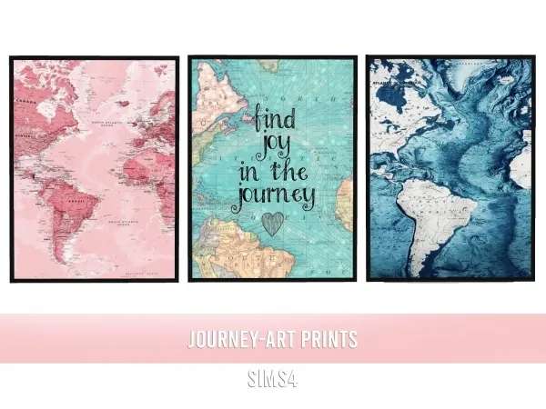 Maxis Match Journey Art Prints - The Sims 4 Custom Content