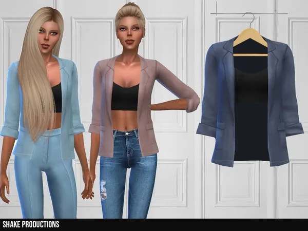Maxis Match ShakeProductions 345 Top - The Sims 4 Custom Content