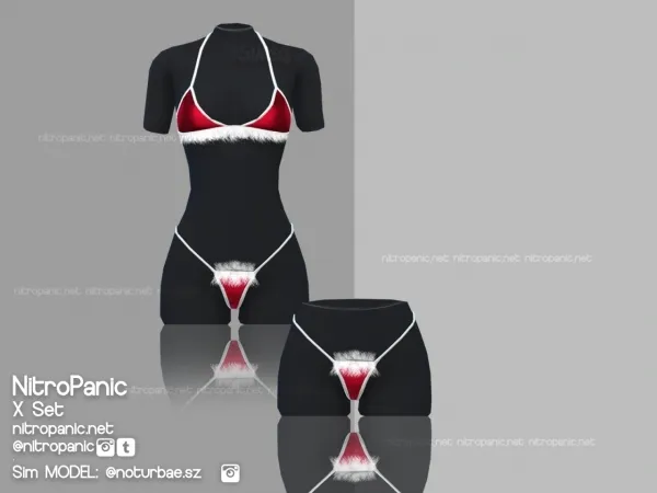 Alpha X SET (Bottom) - The Sims 4 Custom Content