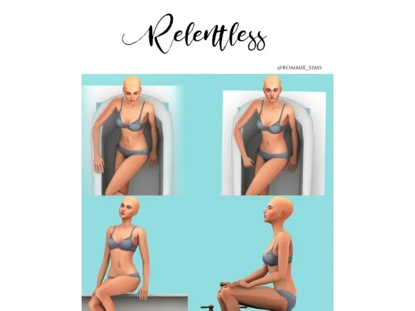 Maxis Match Relentless Posepack - The Sims 4 Custom Content
