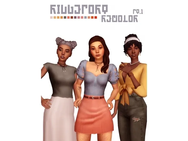 Maxis Match A whole lot of Ridgeport Recolors by simsfinds - The Sims 4 Custom Content