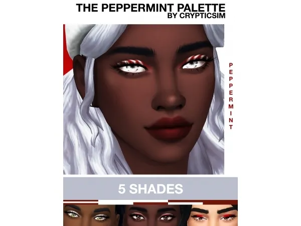 Maxis Match THE PEPPERMINT PALETTE by crypticsim - The Sims 4 Custom Content