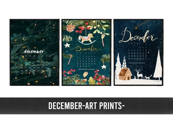 Alpha December Art Prints - The Sims 4 Custom Content