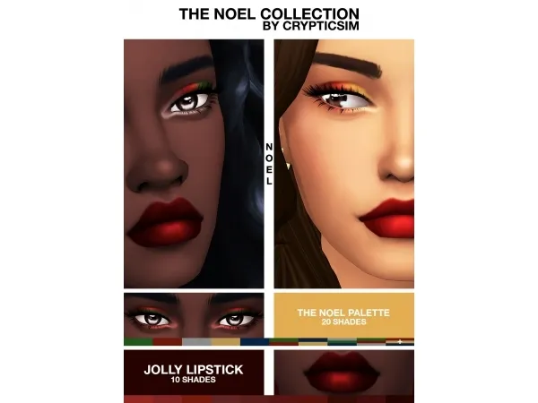 Maxis Match THE NOEL COLLECTION by crypticsim - The Sims 4 Custom Content