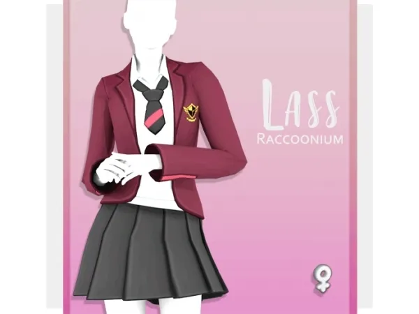 Alpha Lass outfit - The Sims 4 Custom Content