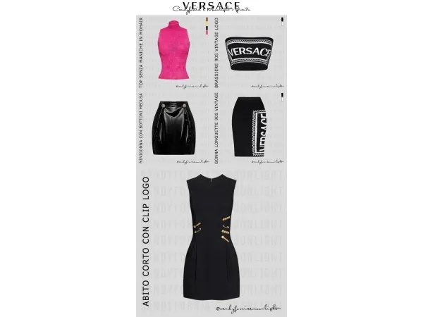 Alpha VERSACE Collection (xmasnew year gift) - The Sims 4 Custom Content