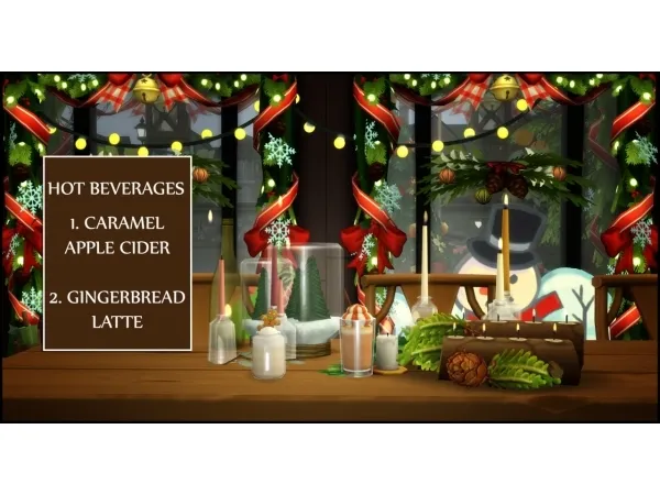 Alpha HOT BEVERAGES CHRISTMAS SPECIAL - The Sims 4 Custom Content