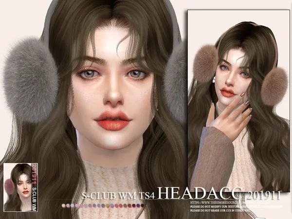 Alpha S Club WM Headacc 201911 - The Sims 4 Custom Content