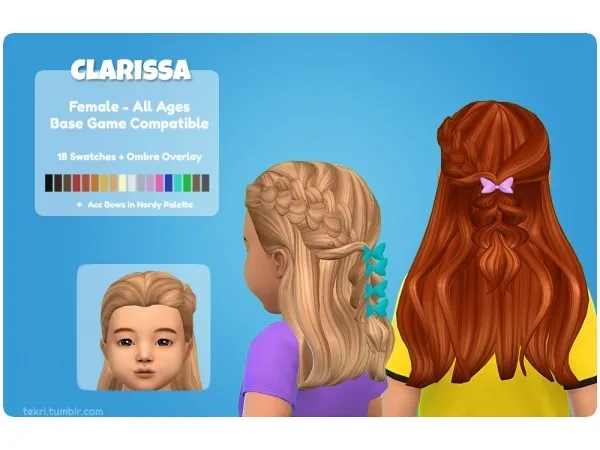 Maxis Match Age Conversion of Clarissa - The Sims 4 Custom Content