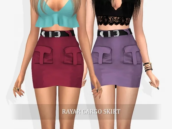 Mix Rayar Cargo Skirt - The Sims 4 Custom Content