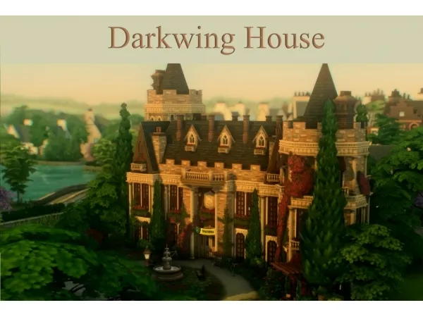 Maxis Match darkwing house - The Sims 4 Custom Content