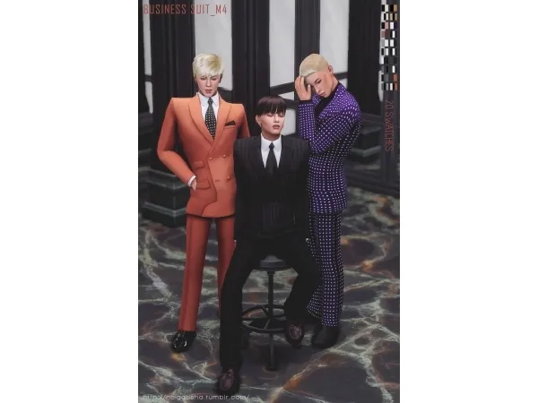 Maxis Match [helgatisha] Business suit_m4 - The Sims 4 Custom Content