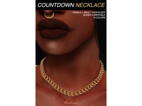 COUNTDOWN Necklace by Pralinesims