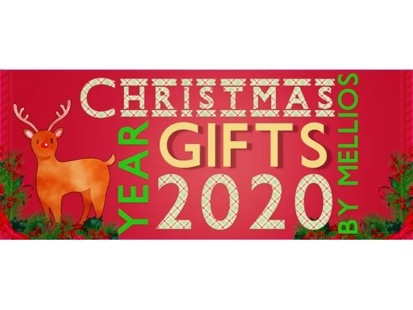 Alpha Christmas Gift by Mellios - The Sims 4 Custom Content