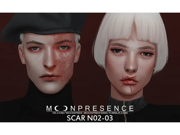 Alpha Scar N02 03 - The Sims 4 Custom Content