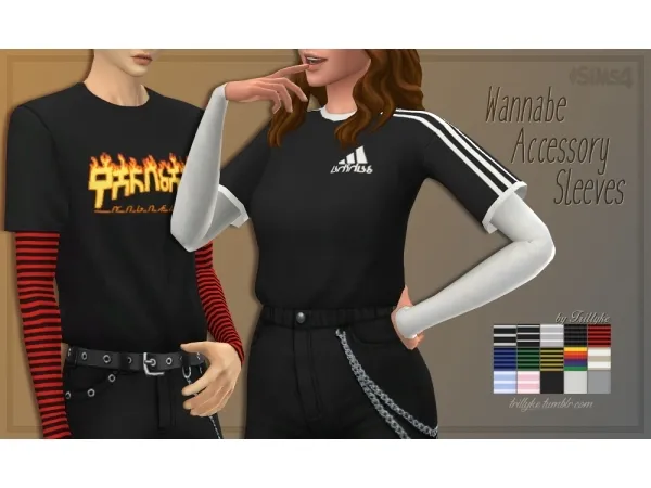 Maxis Match Wannabe Accessory Sleeves - The Sims 4 Custom Content