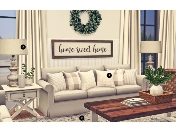 Maxis Match Vintage Farmhouse Mini Set - The Sims 4 Custom Content