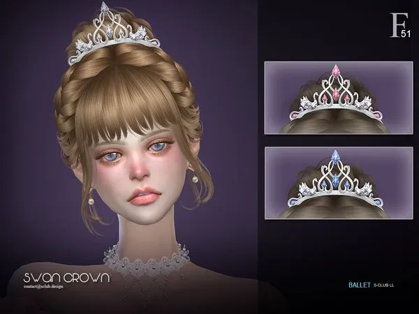 Alpha S Club LL crown 202001 - The Sims 4 Custom Content