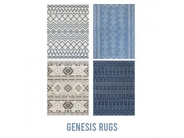 Maxis Match Gensis Rugs - The Sims 4 Custom Content