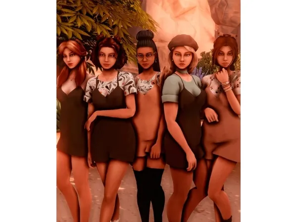 Maxis Match autumn breeze recolor by simsfinds - The Sims 4 Custom Content