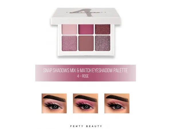 Alpha FENTY BEAUTY Shadow mix Match Palette 4 - The Sims 4 Custom Content