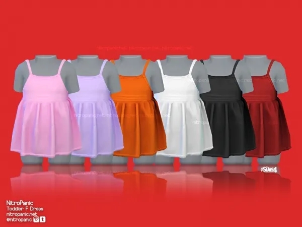 Alpha Toddler F Dress - The Sims 4 Custom Content