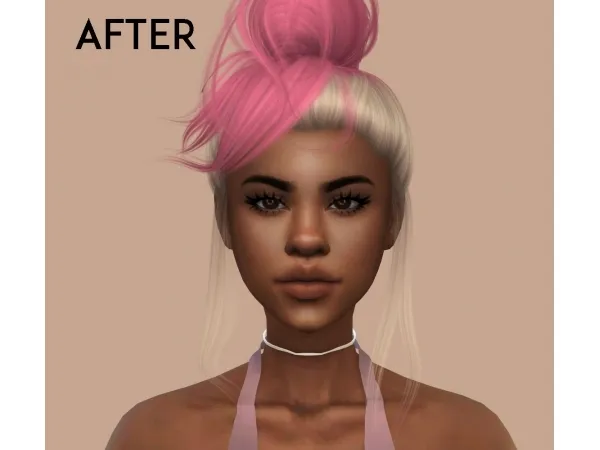 Alpha LeahLilith Bubblegum Mesh Edit by aisellasims - The Sims 4 Custom Content